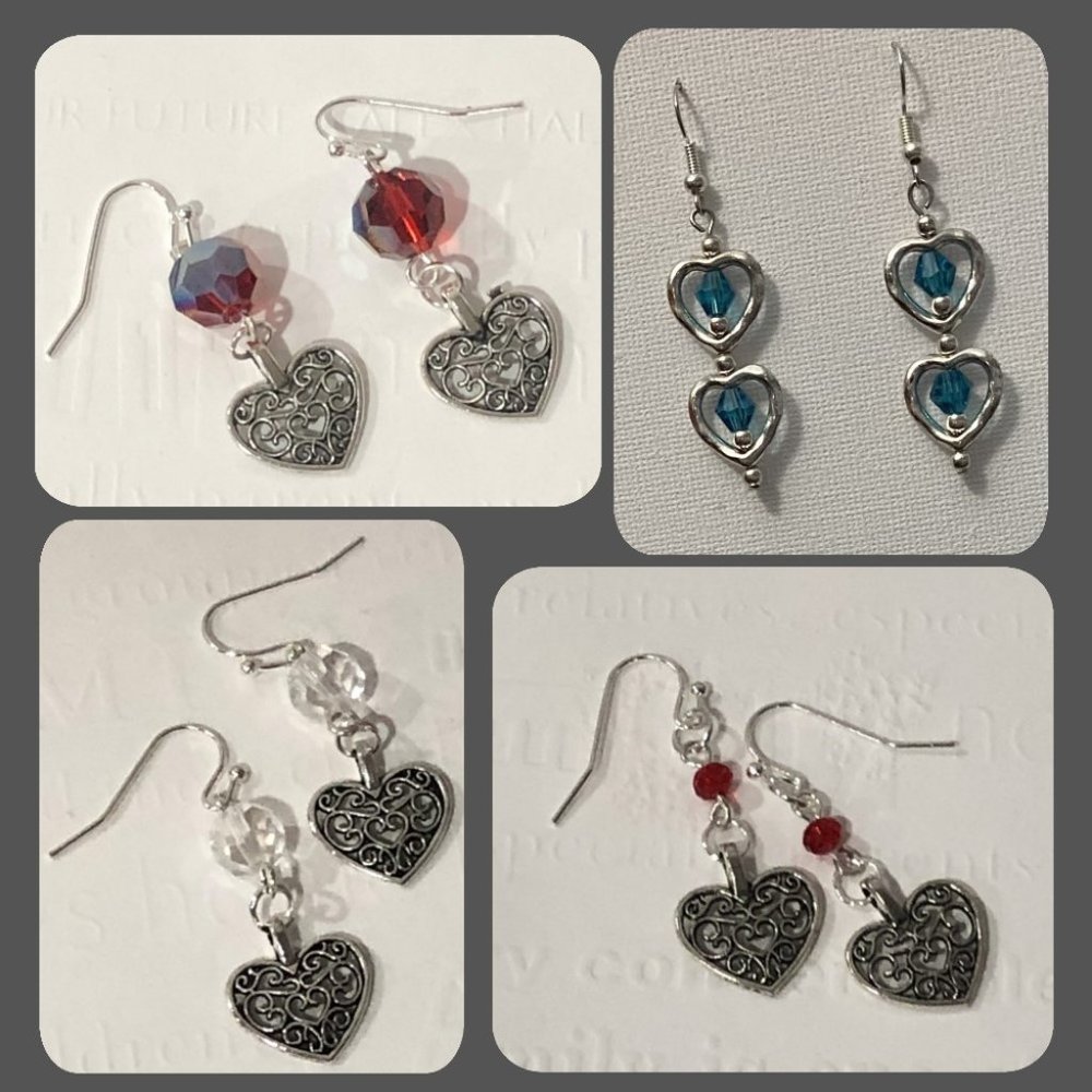 NEW  Heart earrings